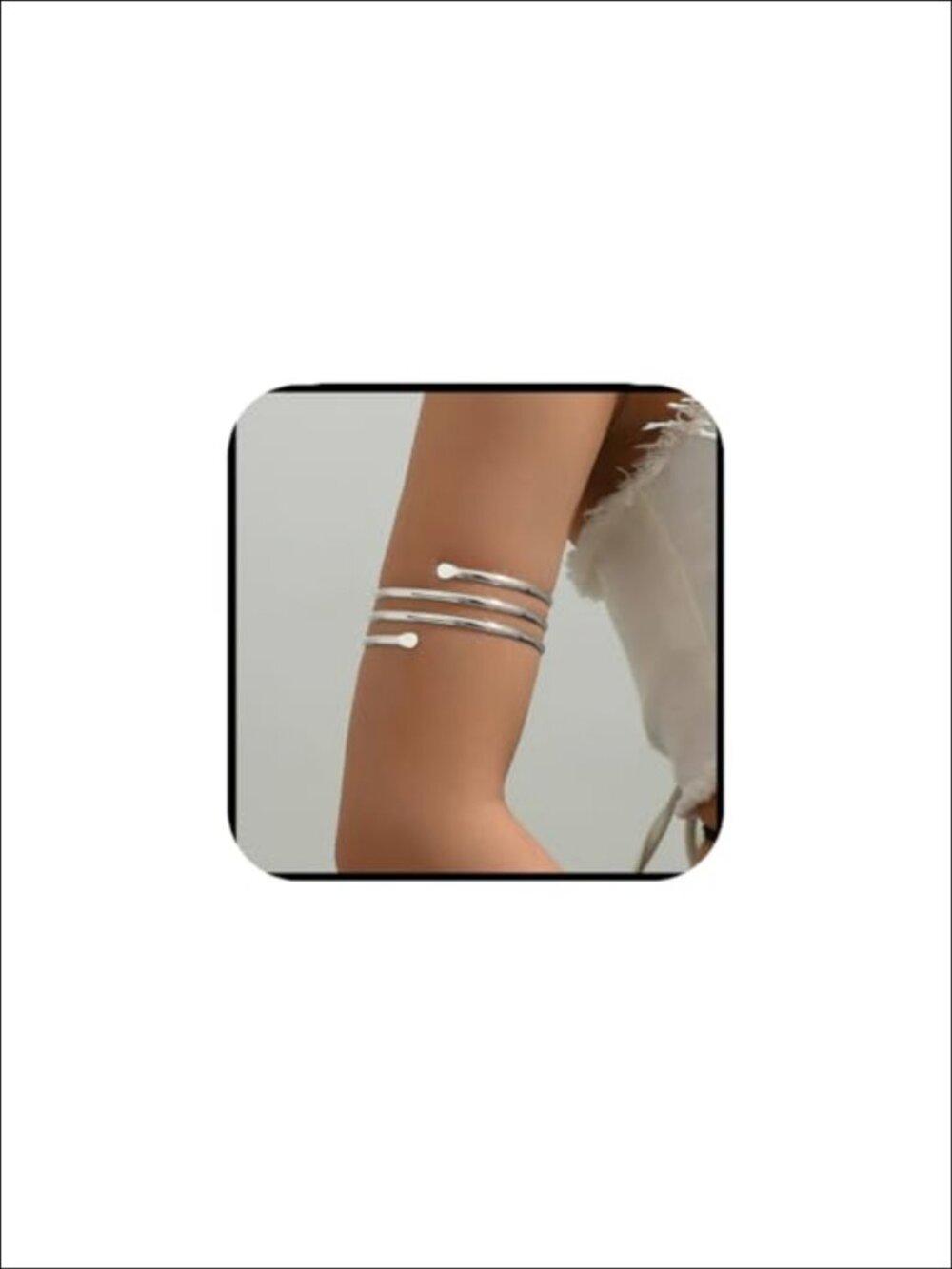 Adjustable Alloy Arm Cuff Bracelet Dainty Bangle Fashion Jewelry